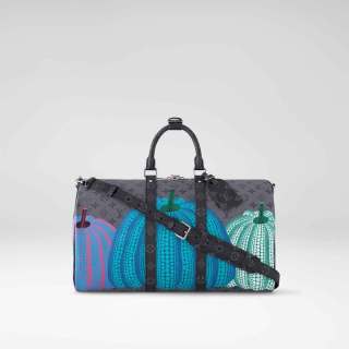 Keepall-55-in-Monogram-Eclipse-Reverse-canvas-with-Pumpkins-print-Louis-Vuitton-x-Yayoi-Kusama-35