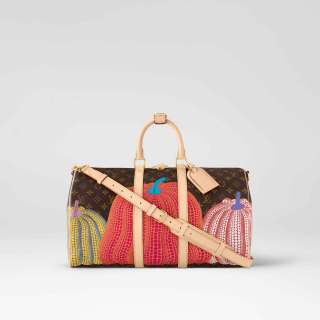 Keepall-55-in-Monogram-Eclipse-Reverse-canvas-with-Pumpkins-print-Louis-Vuitton-x-Yayoi-Kusama