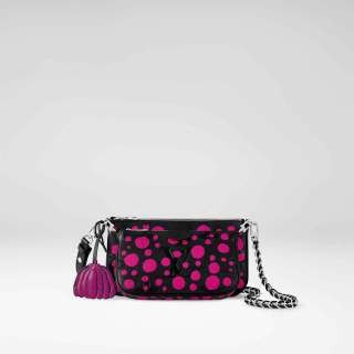 LV-x-YK-Multi-Pochette-Accessoires-in-black-Monogram-Empreinte-leather-with-Infinity-Dots-print