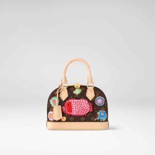 Louis-Vuitton-x-Yayoi-Kusama-Alma-BB-in-Monogram-canvas-with-Faces-print-and-embroideries