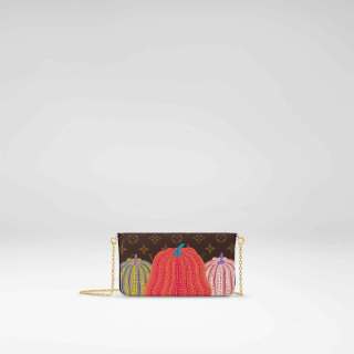 Louis-Vuitton-x-Yayoi-Kusama-Felicie-wallet-in-Monogram-canvas-with-Pumpkins-print