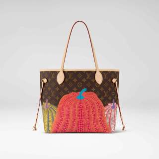 Louis-Vuitton-x-Yayoi-Kusama-Neverfull-MM-in-Monogram-canvas-with-Pumkins-print